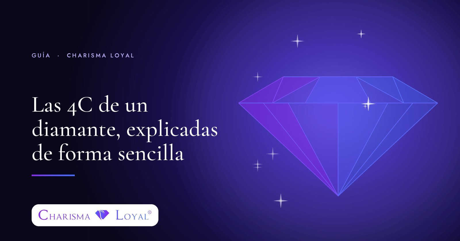 Las 4C de un diamante, explicadas de forma sencilla