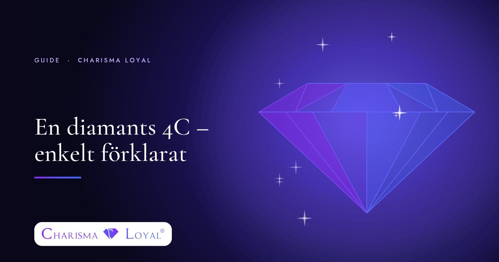 En diamants 4C – enkelt förklarat