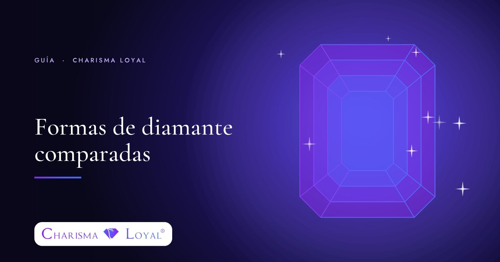 Formas de diamante comparadas