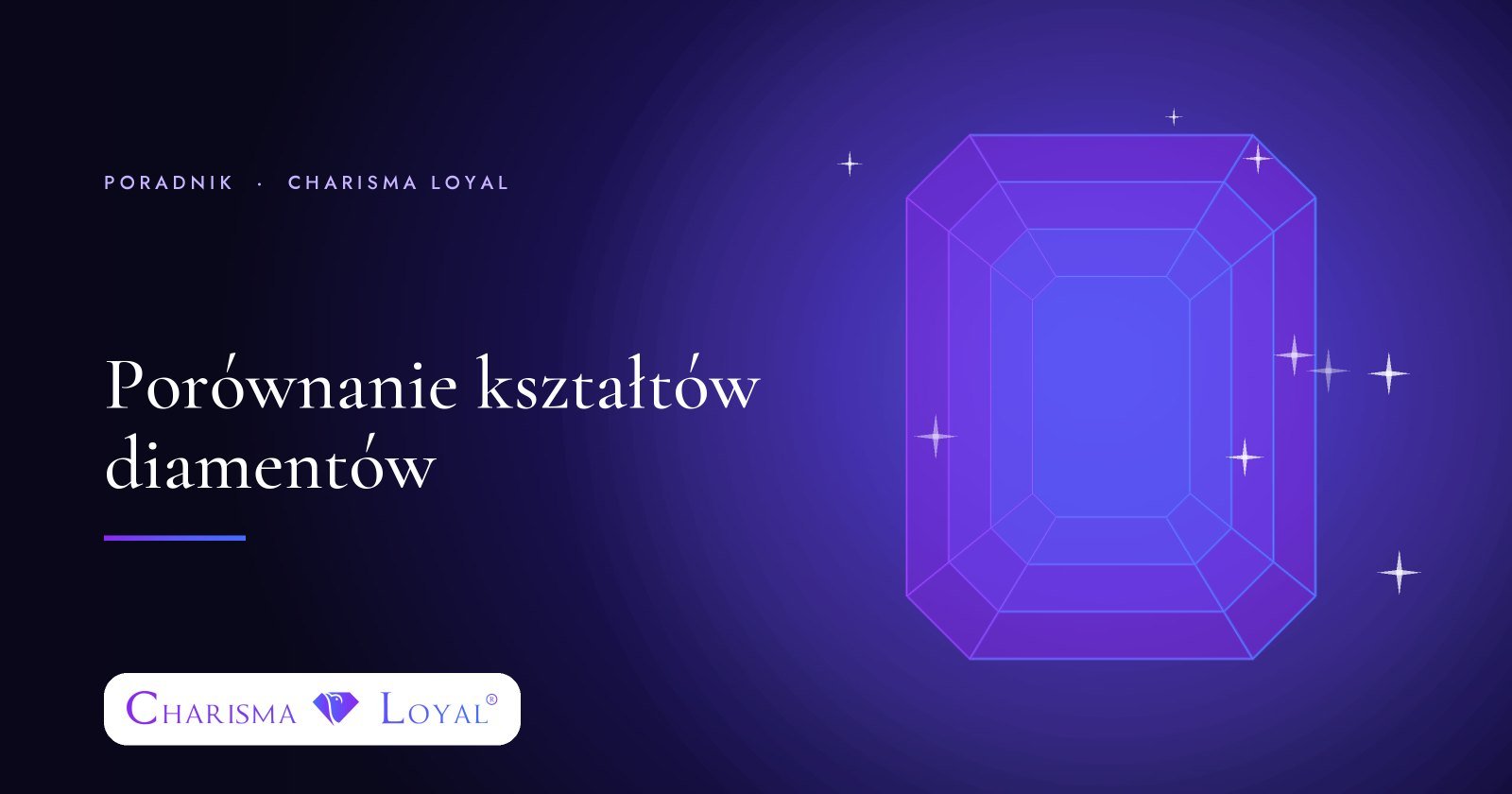 Porównanie kształtów diamentów