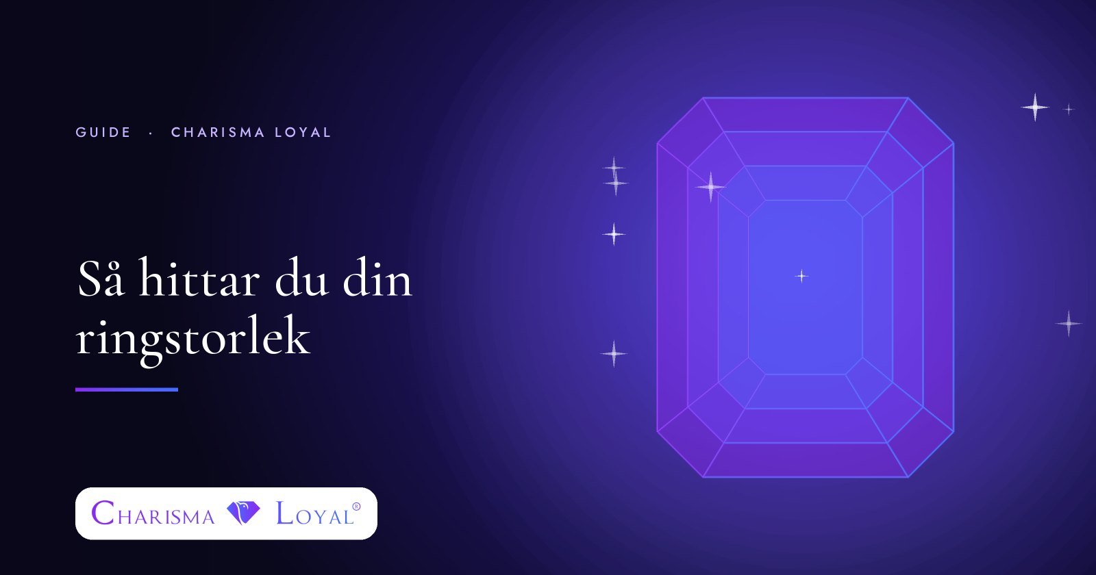 Så hittar du din ringstorlek